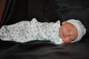Xander as a newborn.